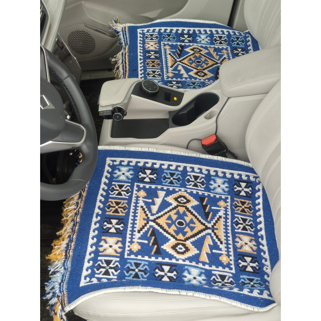 Obam Oto Koltuk Kılıfı (Çift Taraflı )Yıkanabilir Araba Takımı Kilim Mavi Renk FİAT,WW,OPEL,HYUNDAİ,BMW,MERCEDES,HER ARACA UYGUN Kilim Fiyatı