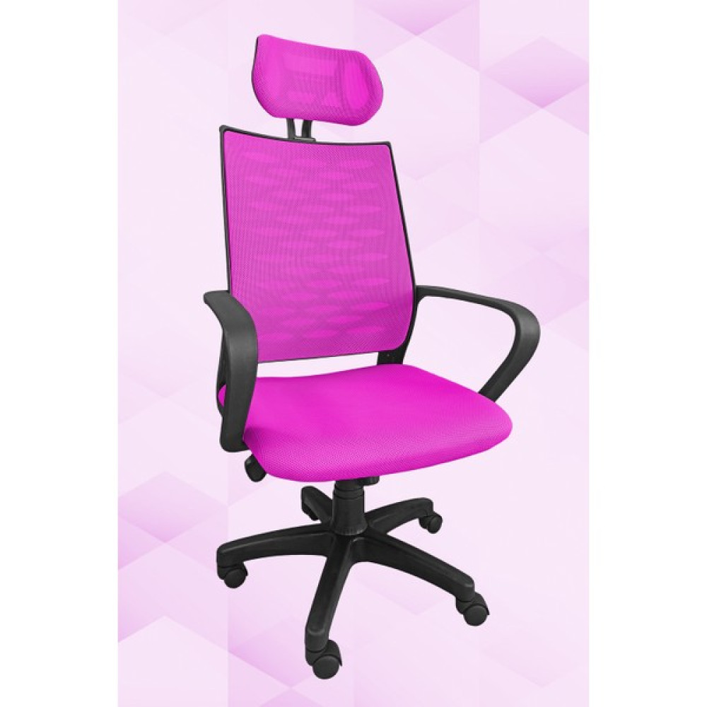Obc Ofis Büro Concept Atlas Fileli Plastik Yönetici Ofis Büro Bilgisayar Çalışma Koltuğu - Sandalyesi - Pembe Ofis Koltukları Fiyatı