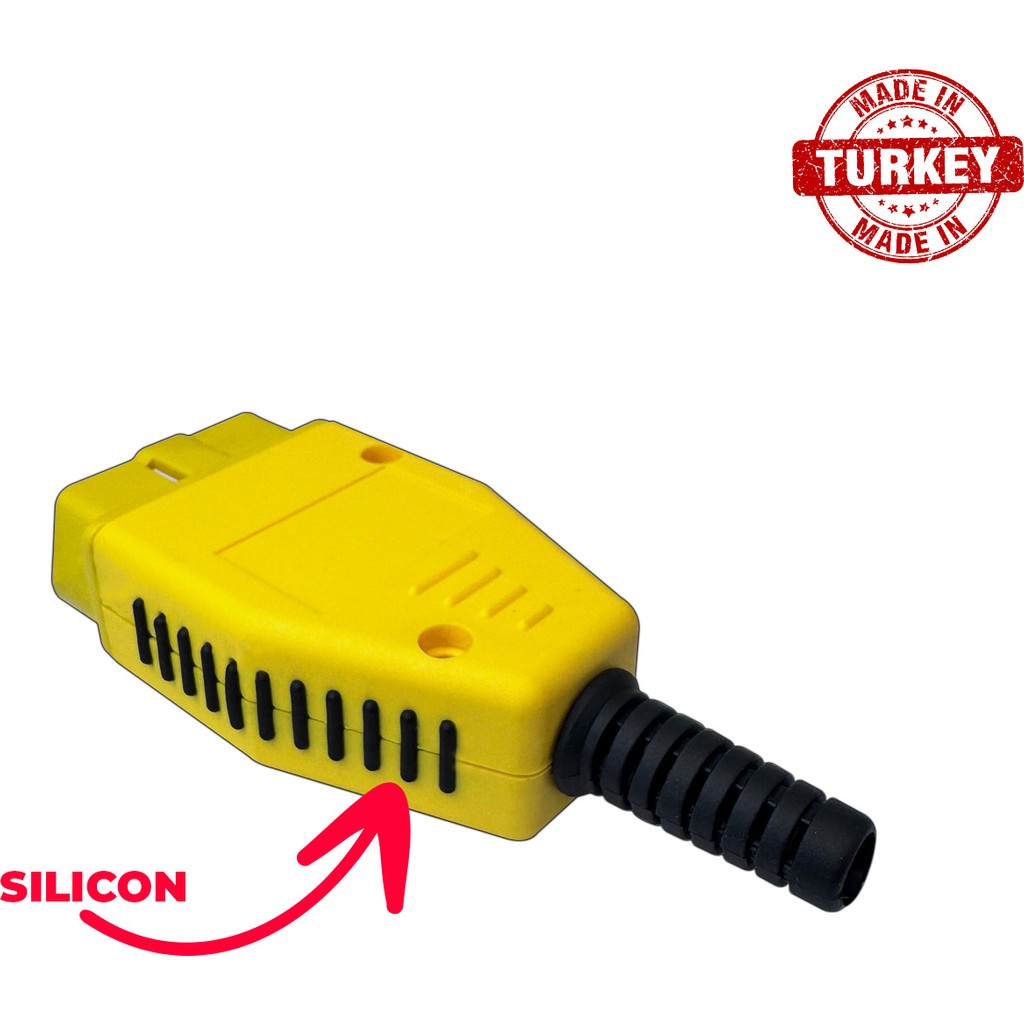 Obd2 Boş Kutu 16 Pin Obd2 Konnektörü Obd2 16 Pin Obd2 Adaptörü Obd2 J1962 Konnektörü Araç Teşhis Kablosu Erkek Fiş Adaptörü + Sarı - 02-Sarı Diğer Fiyatı