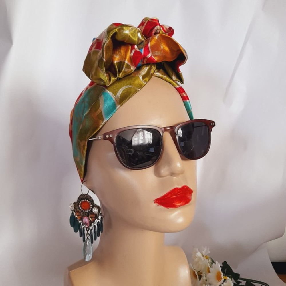 Oben Hobi Afrika Modeli Telli Bandana Saç Aksesuarı Özel Tasarım Kumaşkadın Saç Tokası Toka, Taç & Saç Bandı Fiyatı