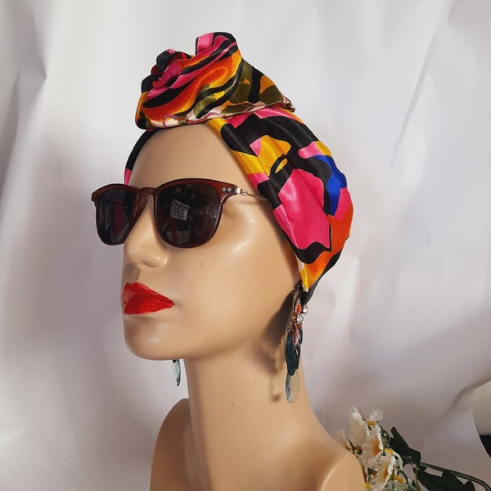 Oben Hobi Afrika Modeli Telli Bandana Saç Aksesuarı Özel Üretim Kumaş Kadın Saç Tokası Toka, Taç & Saç Bandı Fiyatı
