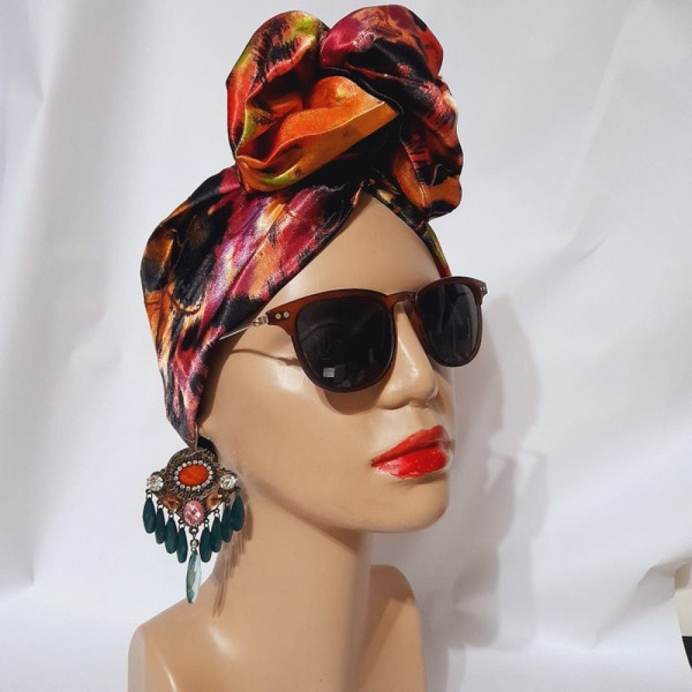 Oben Hobi Afrika Modeli Telli Bandana Saç Aksesuarı Sim Detaylı Özel Üretim Kumaş Kadın Toka Toka, Taç & Saç Bandı Fiyatı