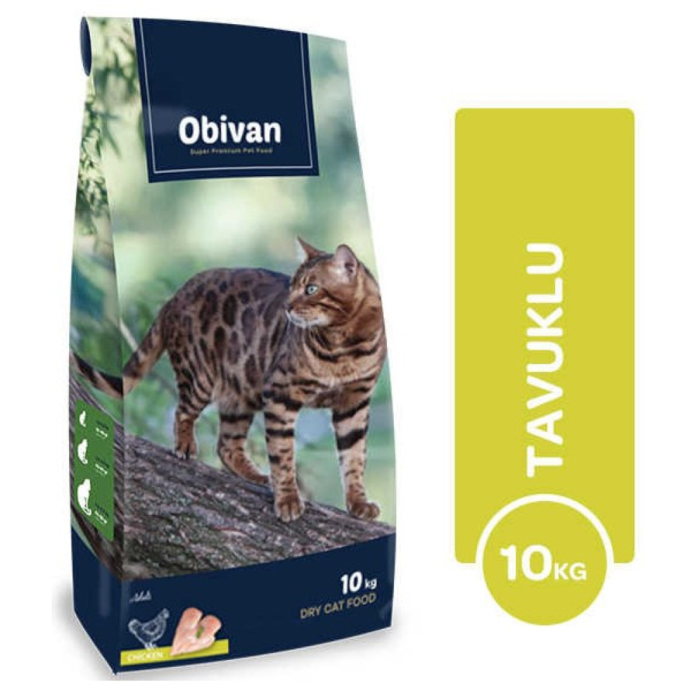 Obivan Adult Cat Tavuklu Kedi Maması 10 kg Evcil Hayvan Ürünleri Fiyatı