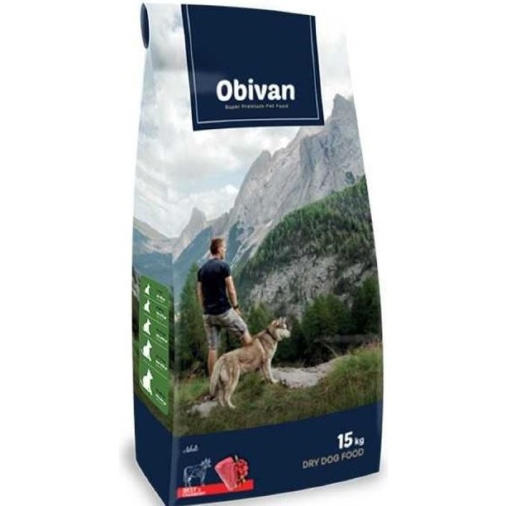 Obivan Biftekli & Kızılcıklı Köpek Maması 15 kg Evcil Hayvan Ürünleri Fiyatı