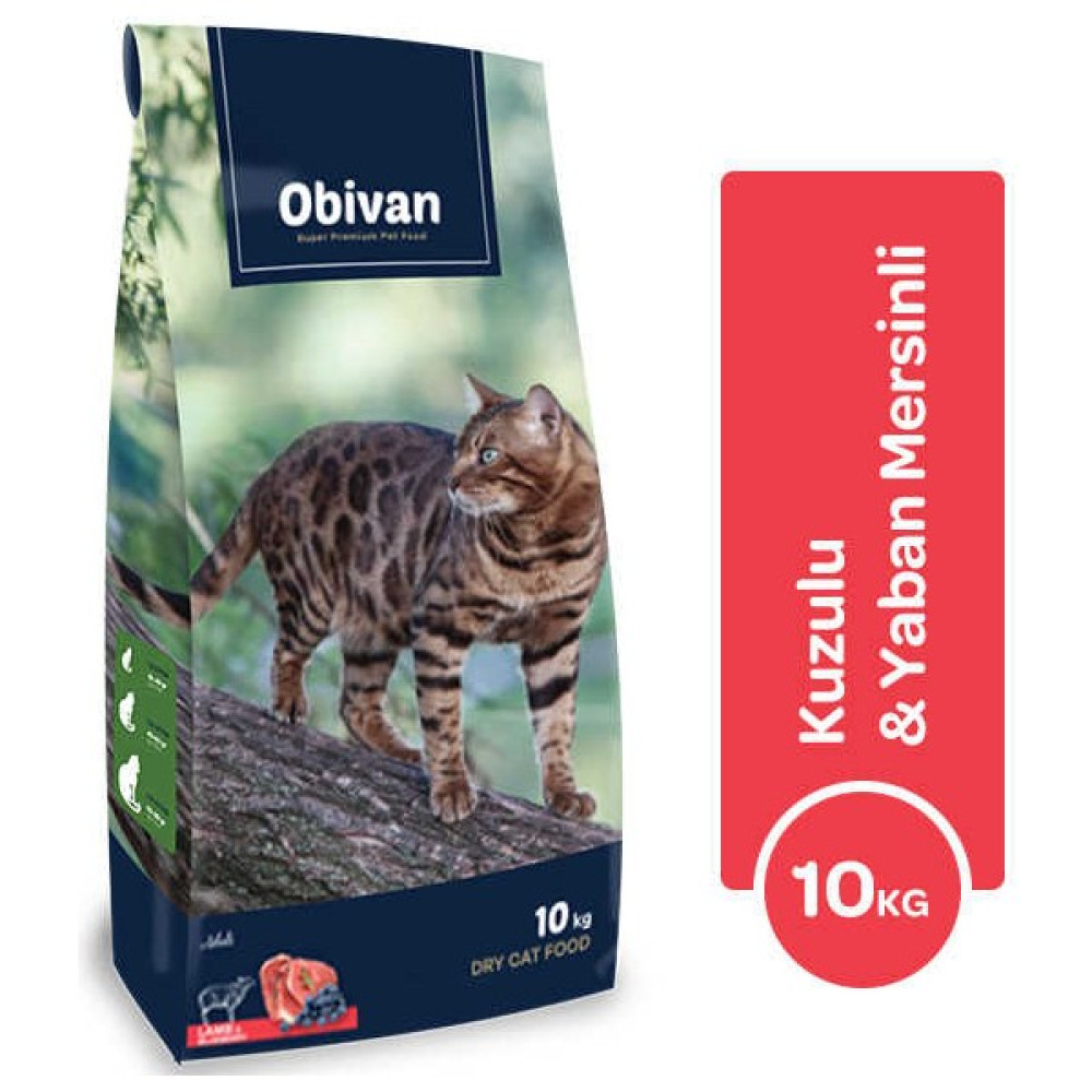 Obivan Kuzu Etli ve Yaban Mersinli Kedi Maması 10 kg Evcil Hayvan Ürünleri Fiyatı