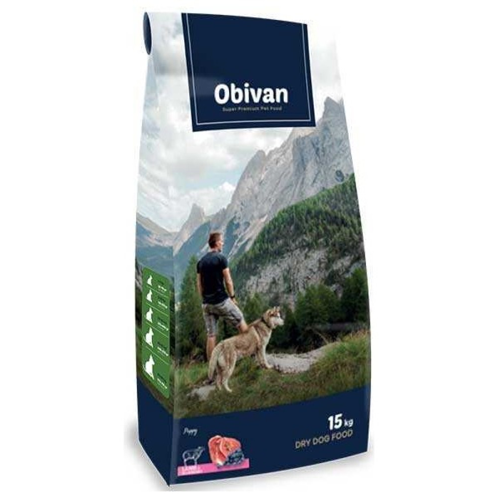 Obivan Kuzu Etli ve Yaban Mersinli Yavru Köpek Maması 15 kg Evcil Hayvan Ürünleri Fiyatı