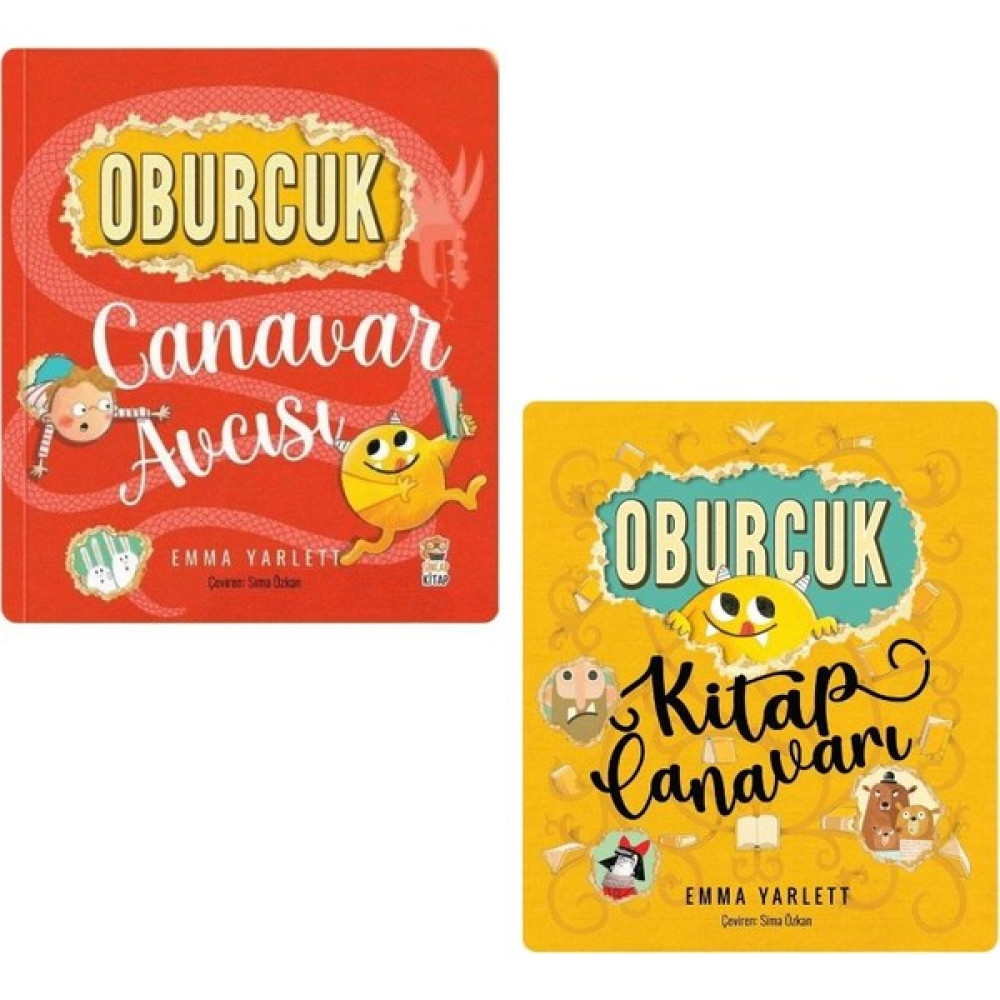 Oburcuk 2'li Set ( Kitap Canavarı - Canavar Avcısı ) Çocuk Masal Fiyatı