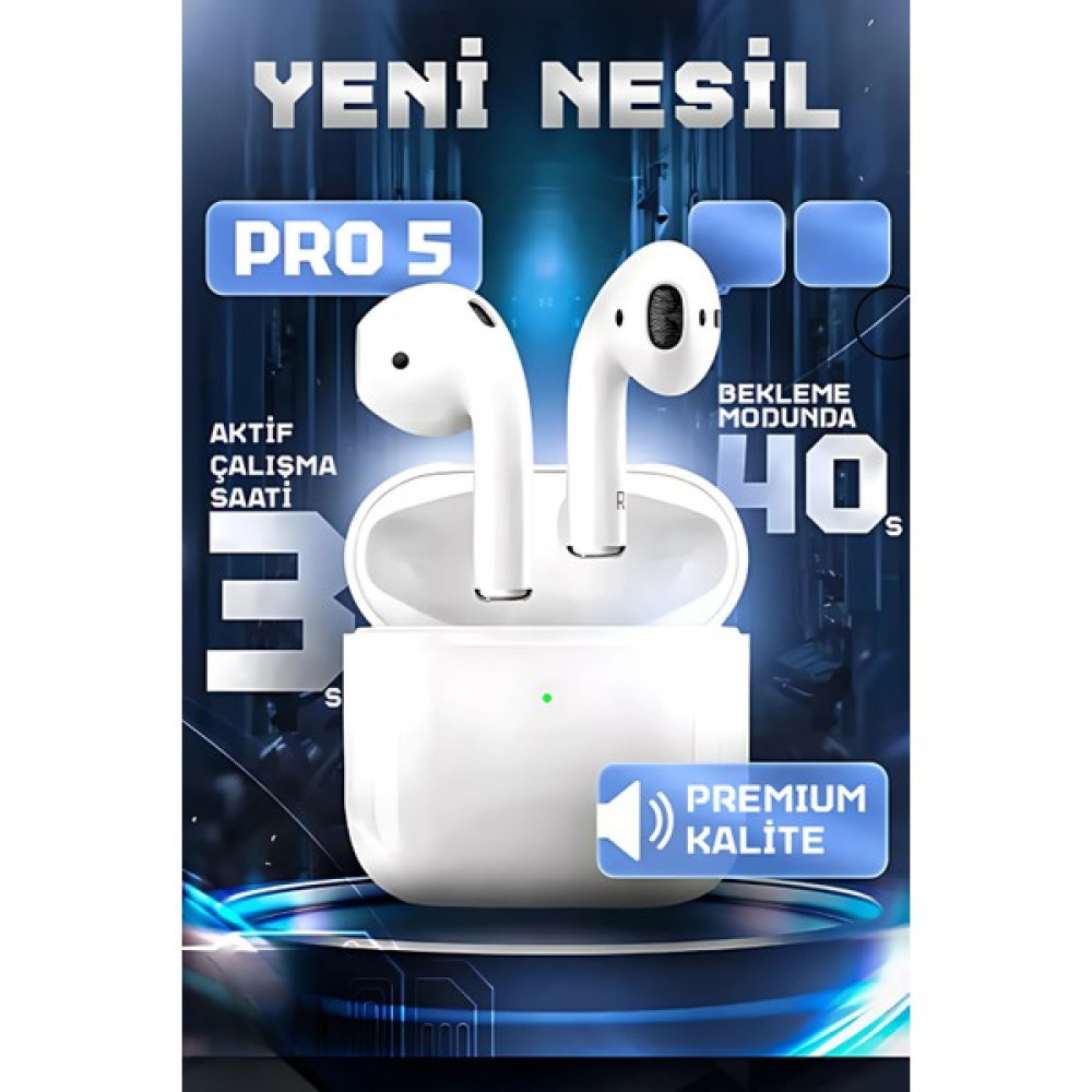 Ocado Yeni Pro 5 Ios Android Uyumlu Hd Ses Performans Bluetooth Kulaklık - Beyaz Bluetooth Kulaklık Fiyatı