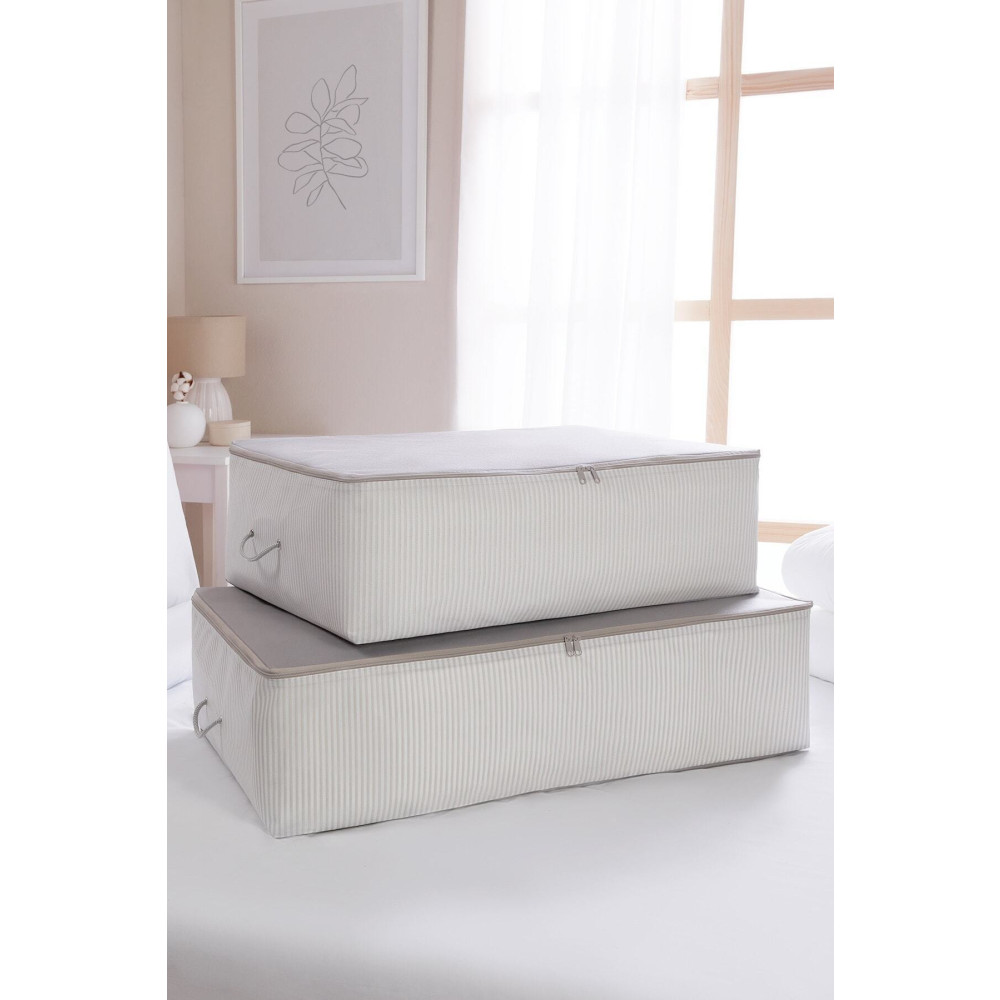 Ocean Home Textile 2li Stuff&things Gri Baza Altı Yastık Yorgan Kazak Hurcu Hurç Fiyatı