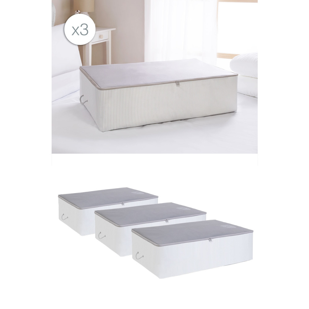 Ocean Home Textile 3 Adet Mega Boy Stuff&things Gri Baza Altı Yastık Yorgan Kazak Hurcu 74x46x22 Hurç Fiyatı