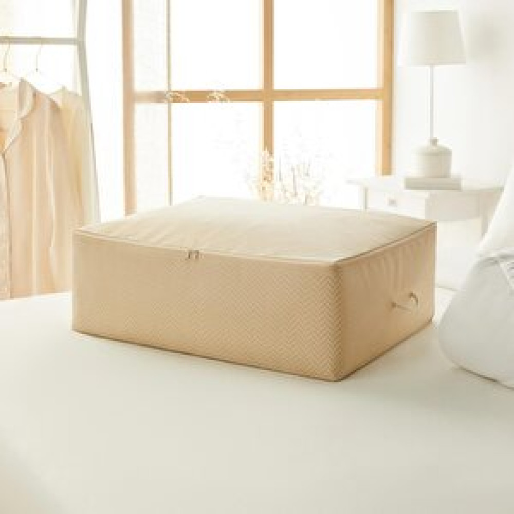 Ocean Home Textile Büyük Boy Bej Balıksırtı Baza Altı Hurç 62 X 46 X 22 Cm Hurç Fiyatı