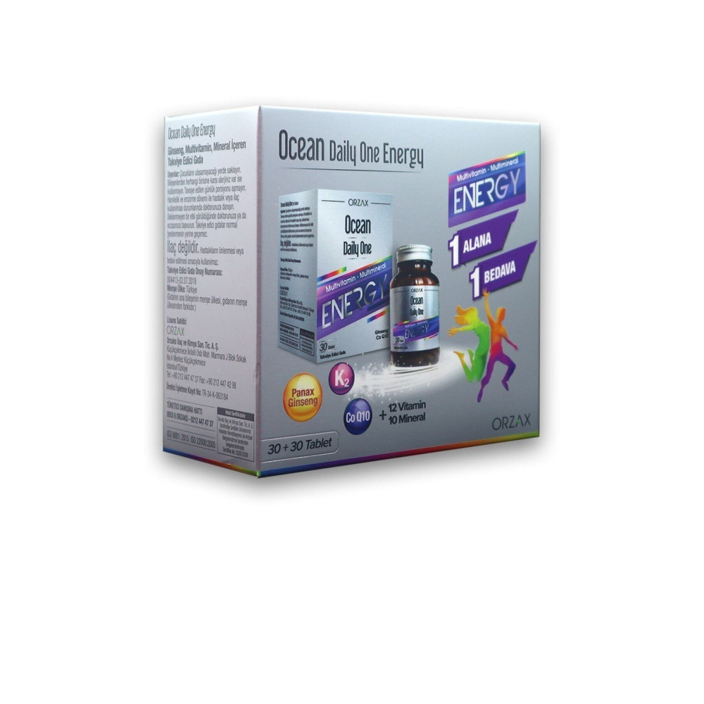 Ocean Ocean Daily One Energy 60 Tablet Sağlık / Diyet Fiyatı