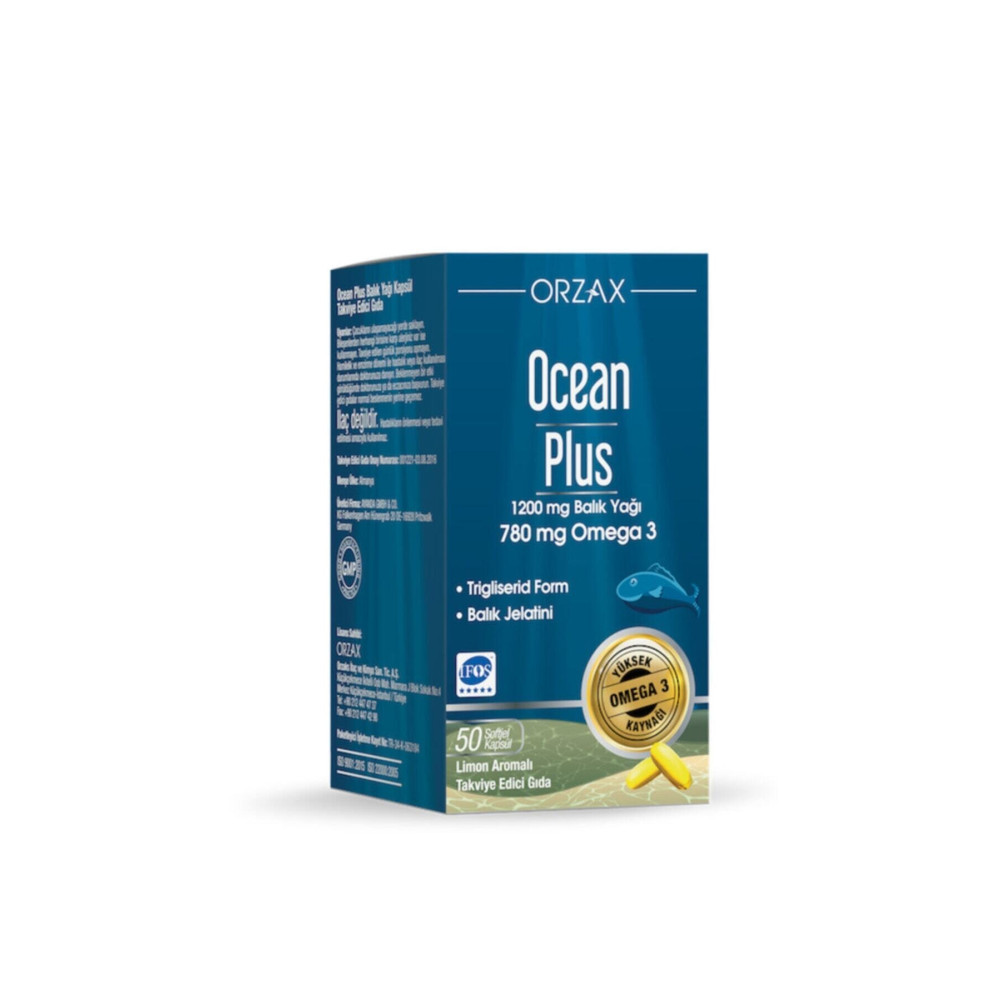 Ocean Plus 1200 mg Omega3 Balık Yağı 50 Kapsül Balık Yağı / Omega 3 - 6 - 9 Fiyatı
