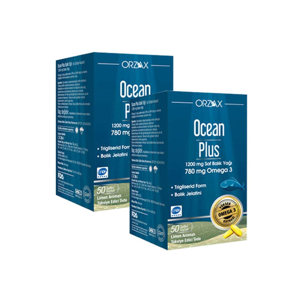 Ocean Plus 1200 Mg Omega3 Balık Yağı 50 Kapsül 2 Adet Balık Yağı / Omega 3 - 6 - 9 Fiyatı