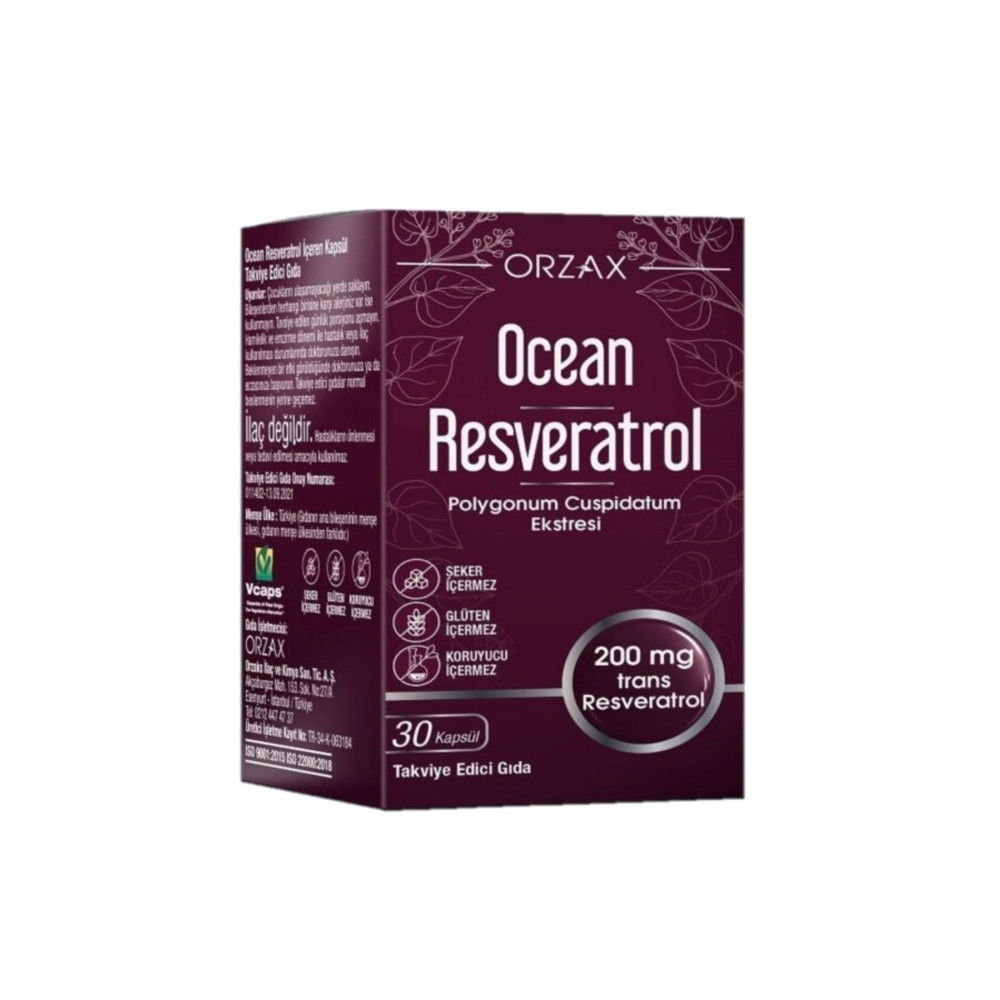 Ocean Resveratrol 200 Mg 30 Kapsül Sağlık / Diyet Fiyatı