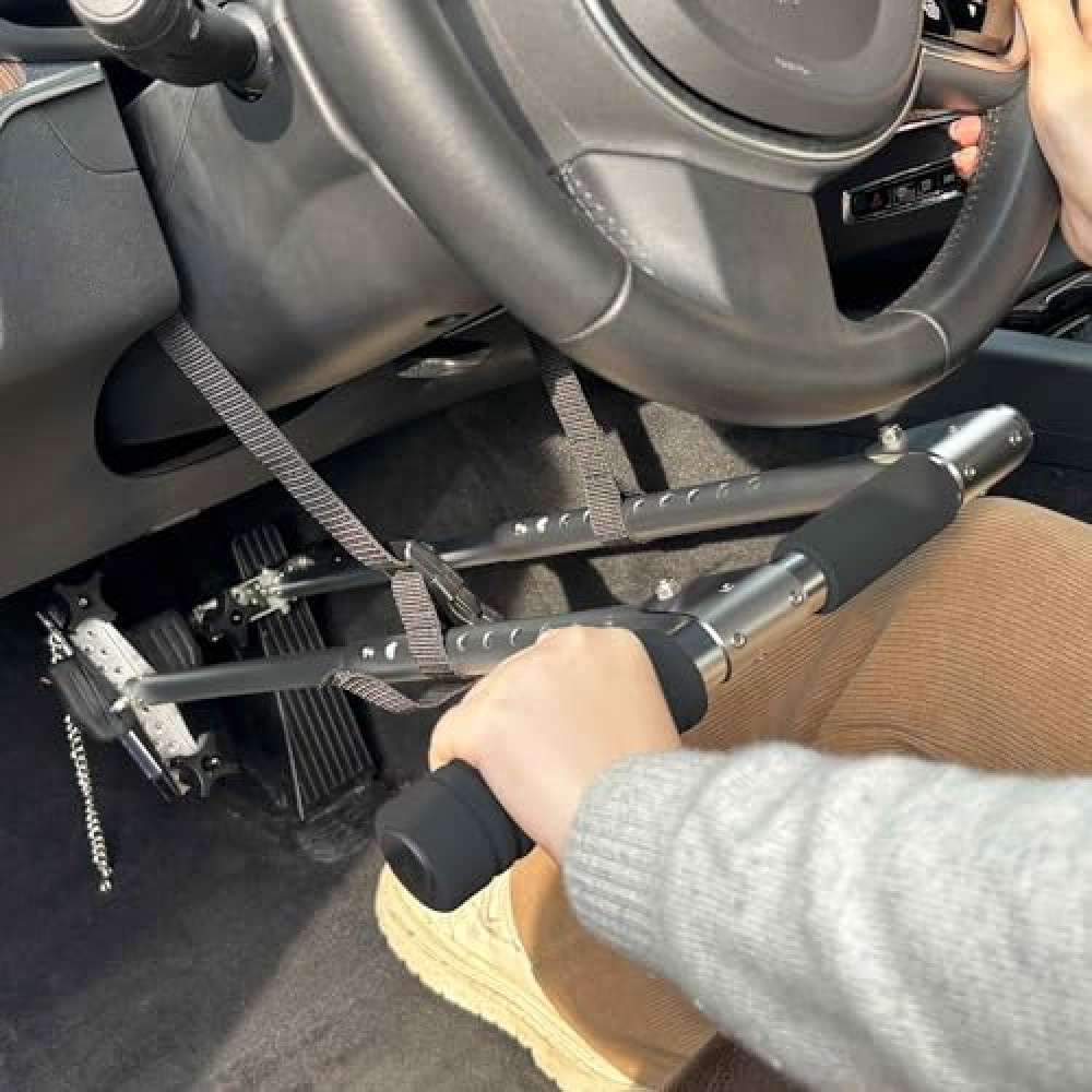 OceanicEcho Car Hand Controls Device for Disabled Drivers, Portable Handicap Driving Hand Controlled Drive Assist for Injured, Handicap, Cars Driving aids [Updated]