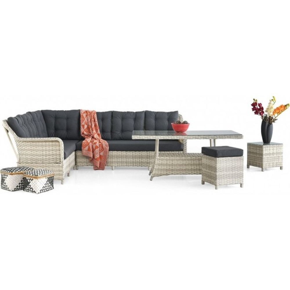 OckGarden's Kamelya Köşe Takımı Rattan Bahçe Balkon Oturma Takımı Bahçe Mobilyası Takımı Fiyatı