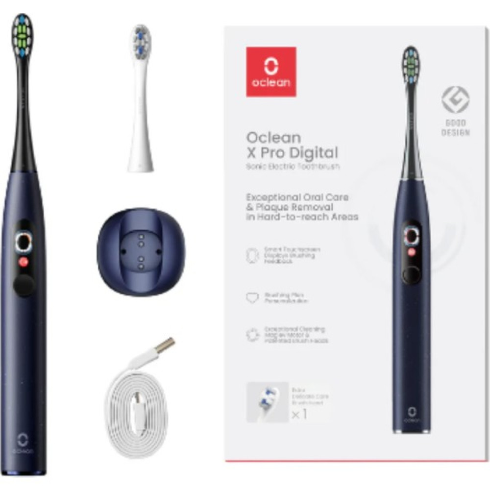 Oclean X Pro Digital , Şarjlı Diş Fırçası - Mavi Şarjlı Diş Fırçası ve Aksesuarları Fiyatı