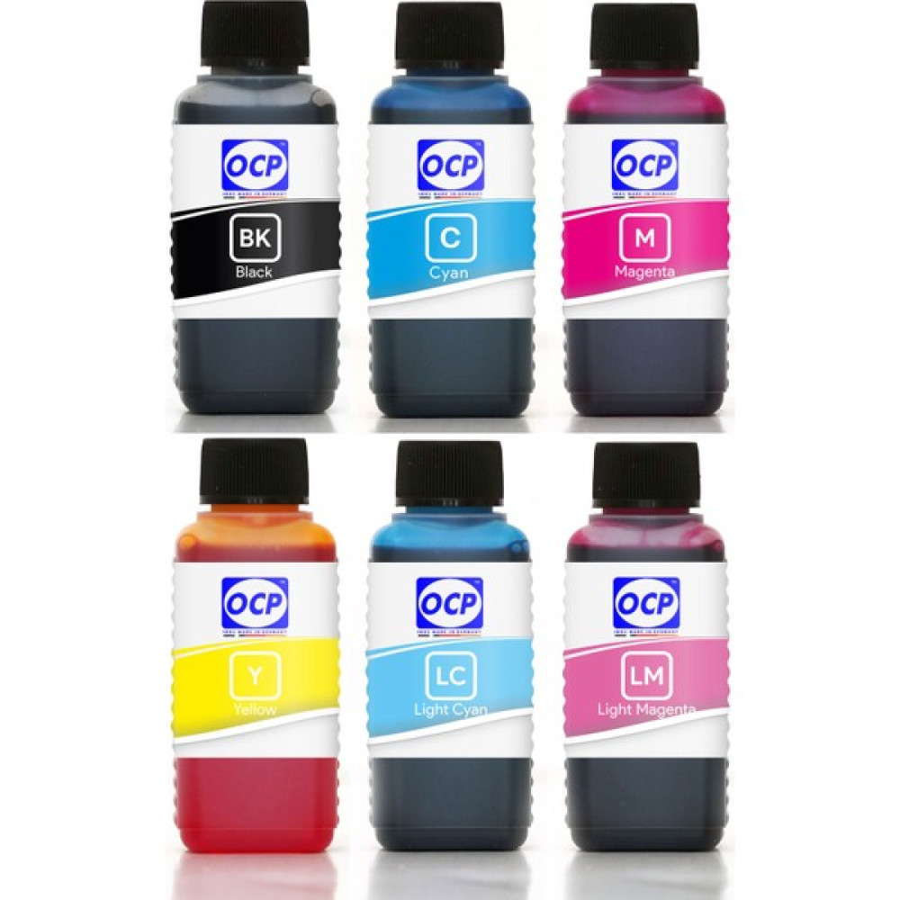 OCP Stylus Photo PX710W Yazıcı Uyumlu Kartuş Mürekkebi 100ml OCP Set-6 Renk - Renkli Kartuşlar Fiyatı