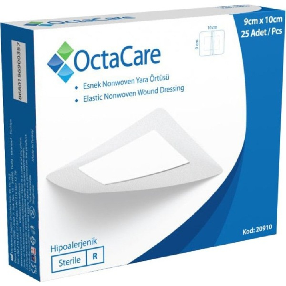 Octacare Esnek Steril (Nonwoven) Yara Örtüsü 9CM*10CM - (10 Adet) Oto Boyaları Fiyatı