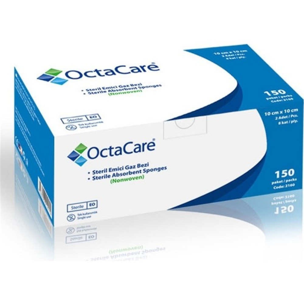 Octacare Steril Emici Gaz (Kompres) Bezi 10CM x 10CM 2li Paket 150 Adet Oto Boyaları Fiyatı