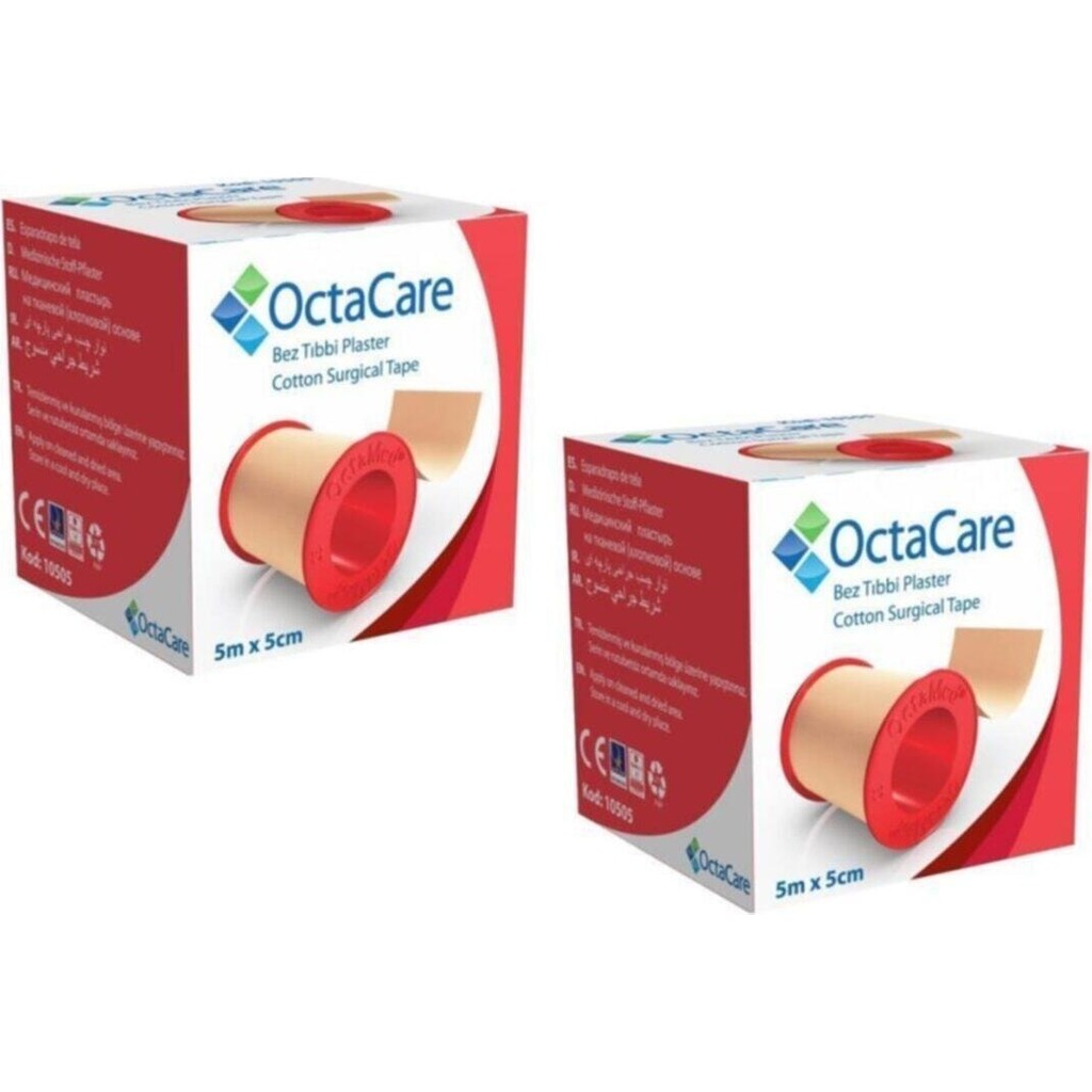 Octacare Tıbbi Bez Flaster 5m x 5cm 2 Adet Octamed C0505 - yok SSD / Solid State Drive Fiyatı