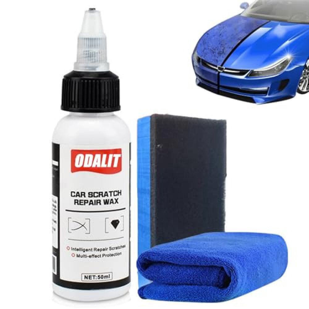 Odalit Ultimate Paint Restorer, 2025 New Odalit Car Scratch Repair Wax, Car Paint Scratch Repair, Car Scratch Remover for Car Scratches Repairing and Polishing, Scratch Repair for All Vehicles(1SET)