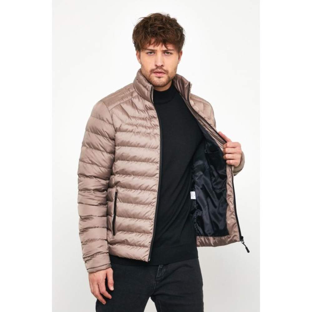 Odelon Erkek Slim Fit Ultra Hafif Soğuk Geçirmez Casual Mont Bej Erkek Mont Fiyatı