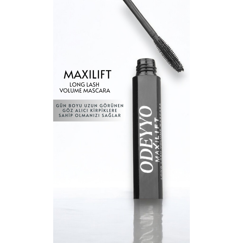 Odeyyo Long Lash Volume Maskara - Hacim Veren, Dolgun, Kıvrık Ve Uzun Kirpikler İçin Kalıcı Etki, Siyah - Black Rimeller / Maskaralar Fiyatı