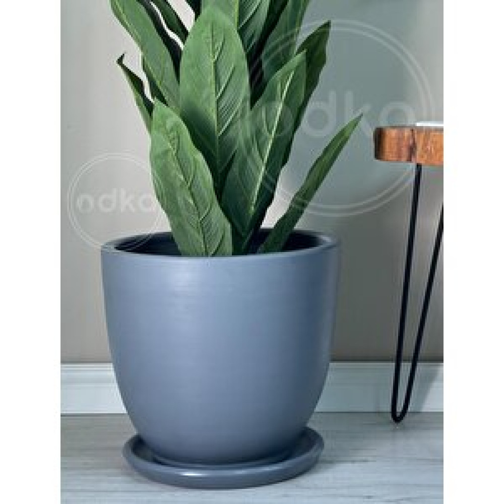 Odka Klasik Saksı Tabaklı 23 Cm X 25 Cm Koyu Füme Koyu Füme Saksı ve Aksesuarları Fiyatı