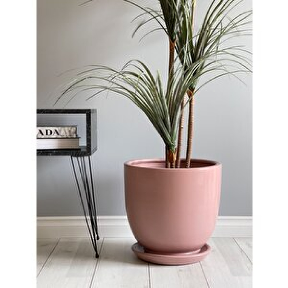 Odka Klasik Saksı Tabaklı 38 Cm X 40 Cm Pembe Pembe Saksı ve Aksesuarları Fiyatı