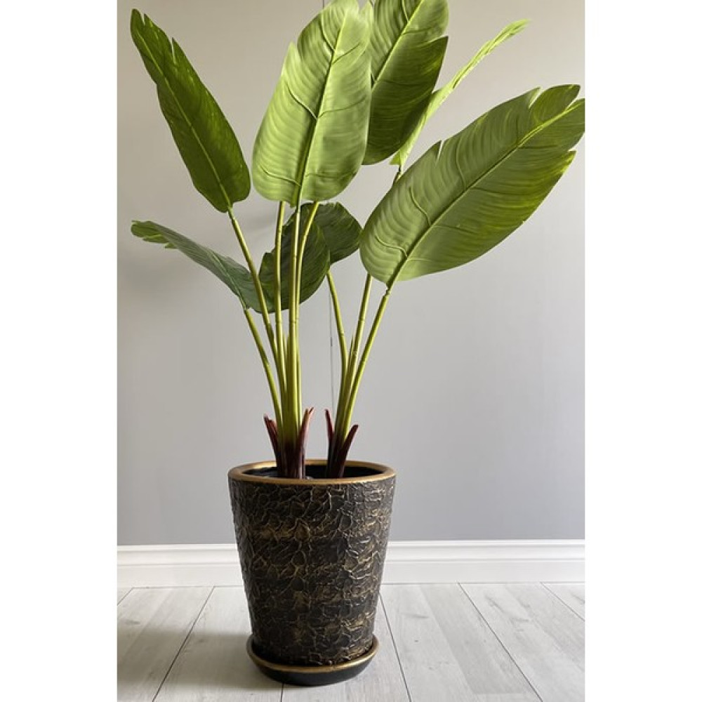 Odka Uzun Konik Saksı Tabaklı 32CM Saksı ve Aksesuarları Fiyatı