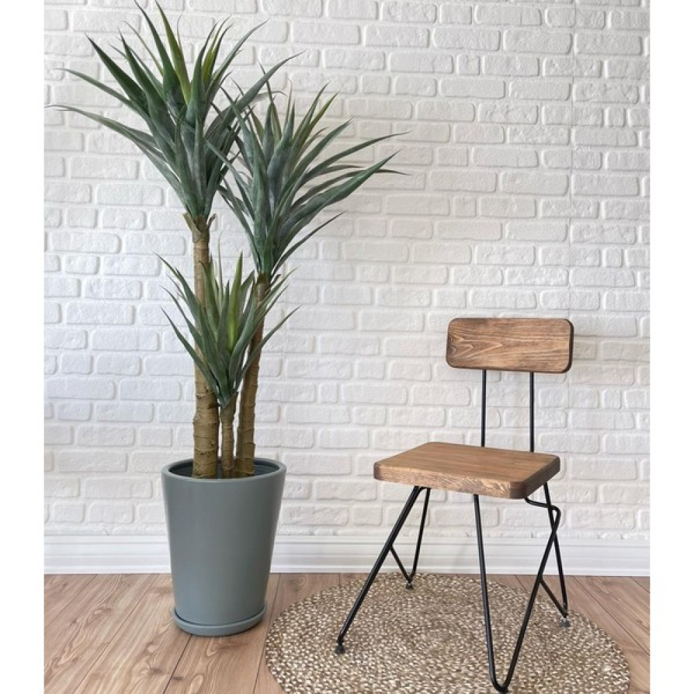 Odka Uzun Konik Saksı Tabaklı 40CM - Füme Saksı ve Aksesuarları Fiyatı