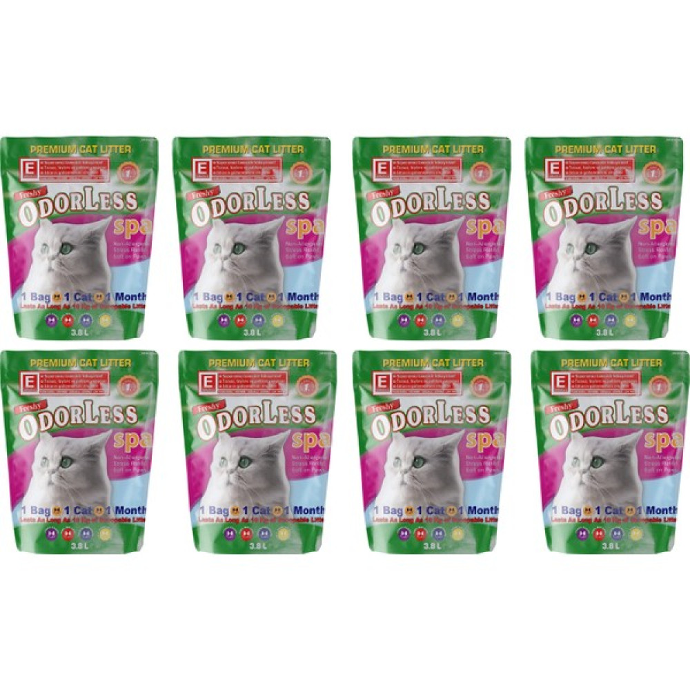 Odorless Ekstra - Süper Emici Kristal Kedi Kumu 8 Adet x 3.8 lt Evcil Hayvan Ürünleri Fiyatı
