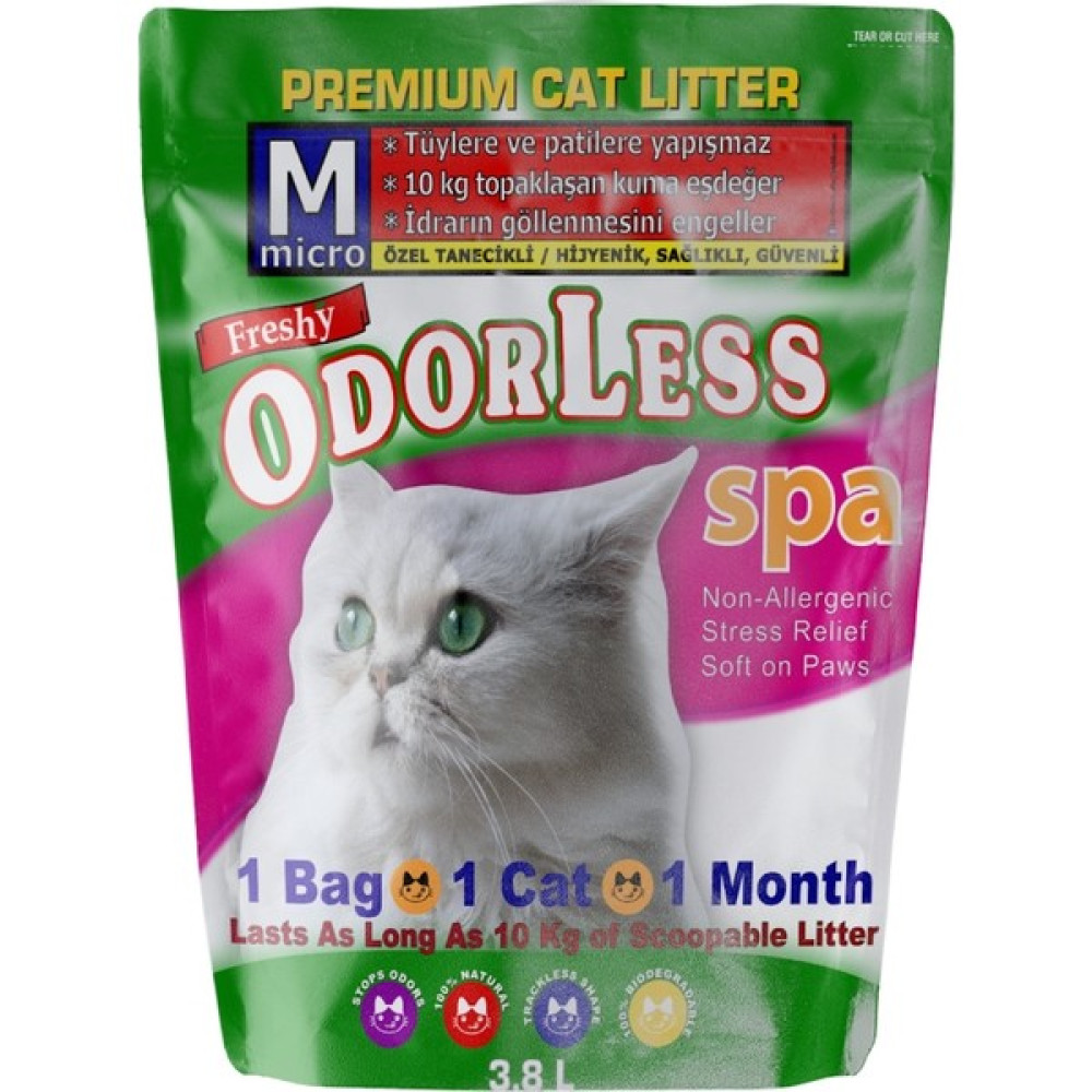 Odorless Micro Kristal Kedi Kumu 3.8 Lt - 1 Aylık Evcil Hayvan Ürünleri Fiyatı