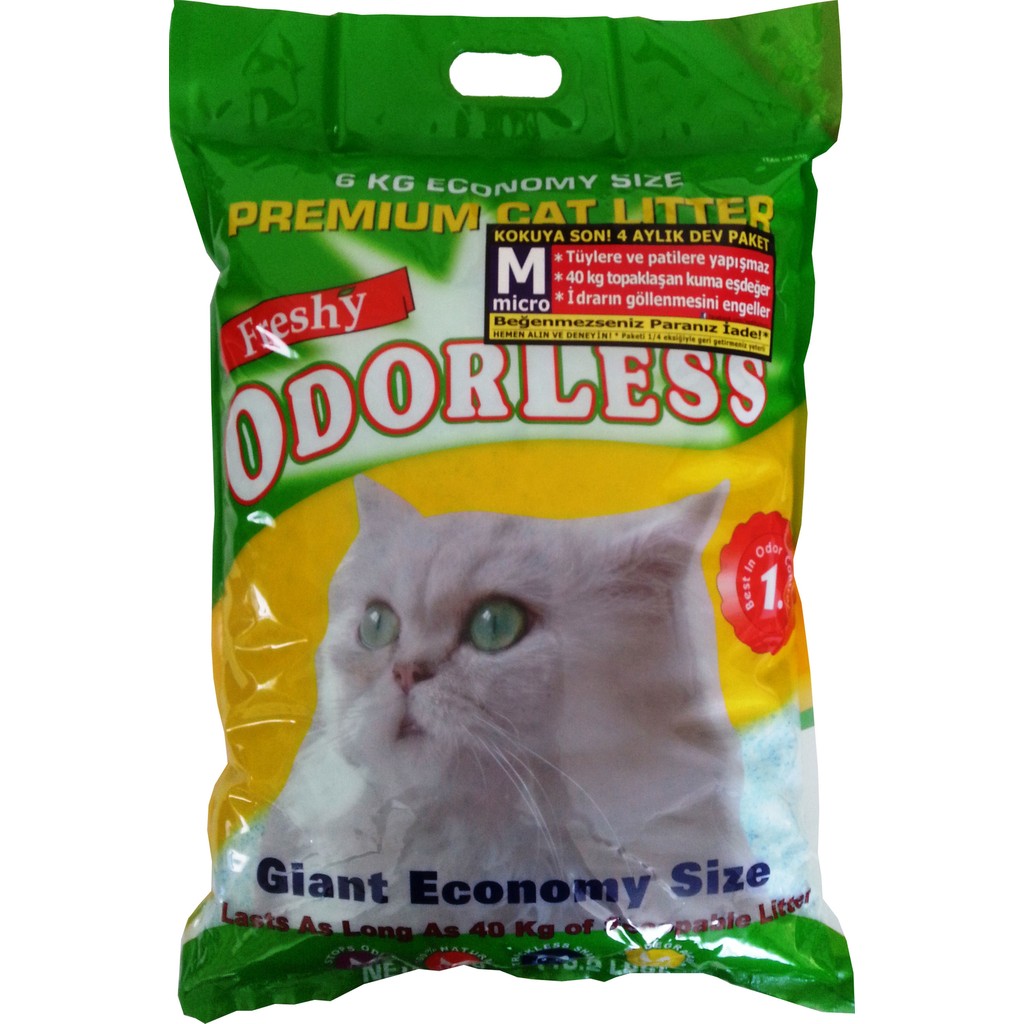 Odorless Micro Kristal Kedi Kumu 6 Kg Evcil Hayvan Ürünleri Fiyatı