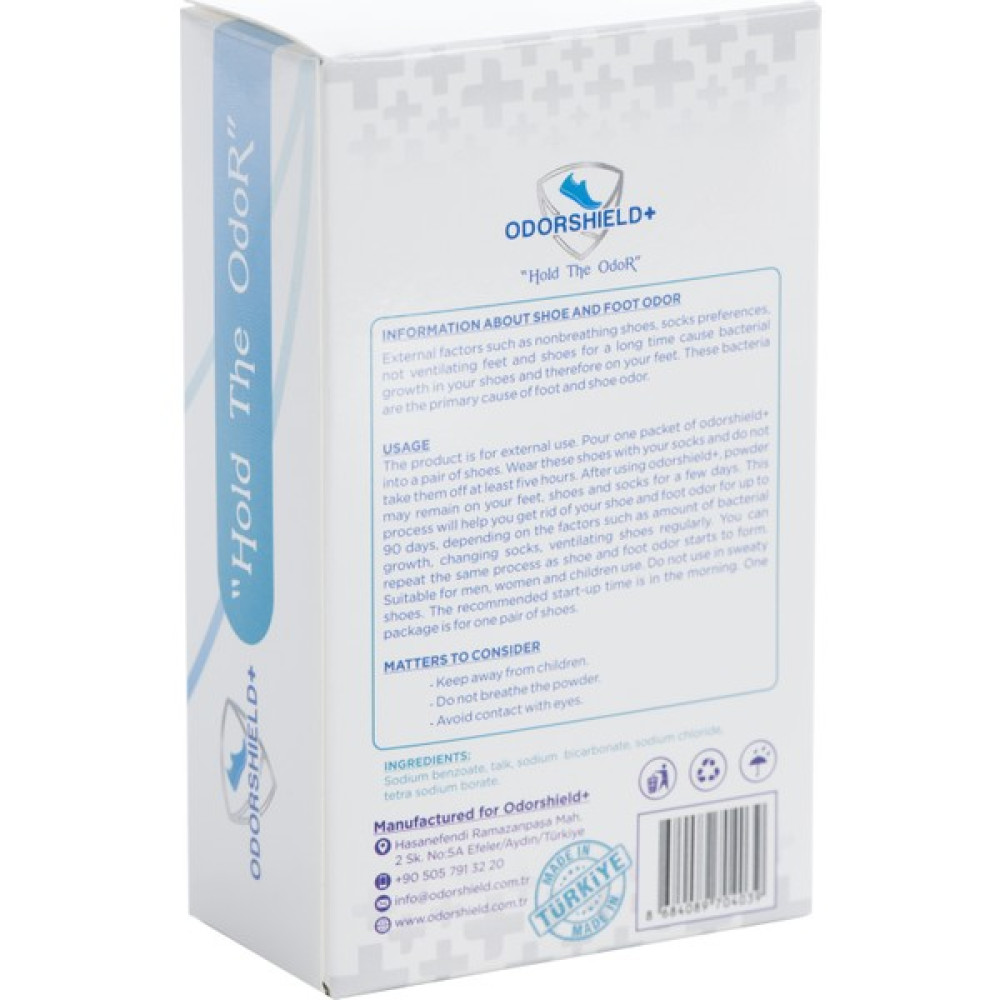Odorshield+ Plus 6 Adet Ayakkabı - Ayak Kokusu Giderici - Önleyici Toz 15 gr Ayak Bakımı Fiyatı