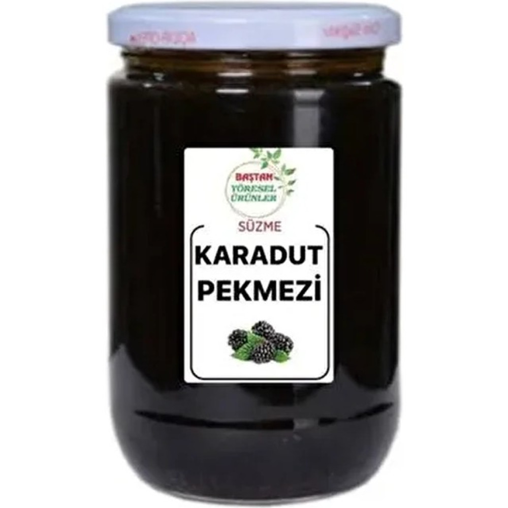 Odunda Kaynatma Karadut Pekmezi 850 Gram (Ekşi ve Tatlı Karadutlardan Yapılıyor) Tahin Pekmez ve Helva Fiyatı