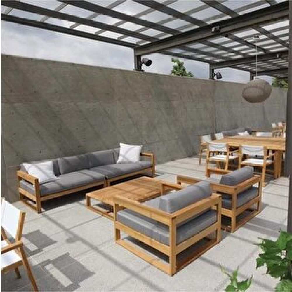 Oduns Ahşap 3+1+1 Bahçe Balkon Teras Oturma Grubu Bahçe Mobilyası Takımı Fiyatı