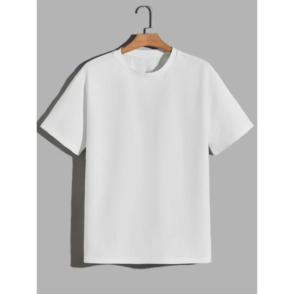 Odza Unisex Beyaz Bisiklet Yaka T-Shirt Bayan T-shirt Fiyatı