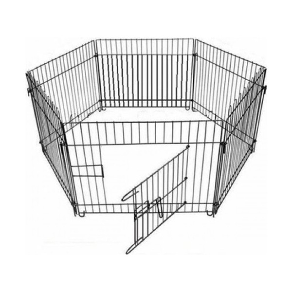 OEM Küçük Irk Köpek ve Tavşanlar Için Panel Çit 61X48CM 6 Parça Evcil Hayvan Ürünleri Fiyatı