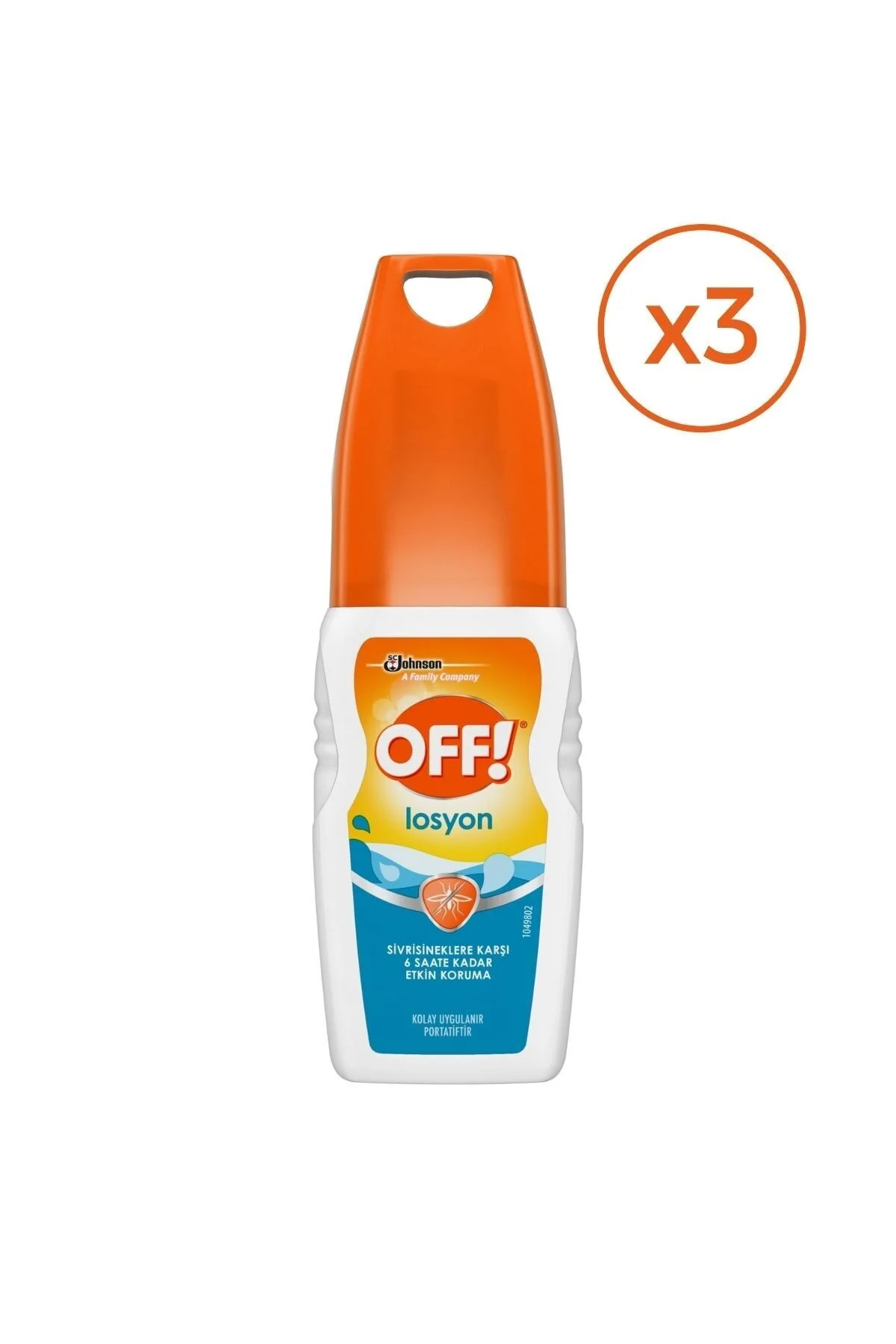 OFF 6 Saate Kadar Etki Sivrisineklere Karşı Losyon 100 ml x 3" Deterjan ve Temizlik Ürünleri Fiyatı