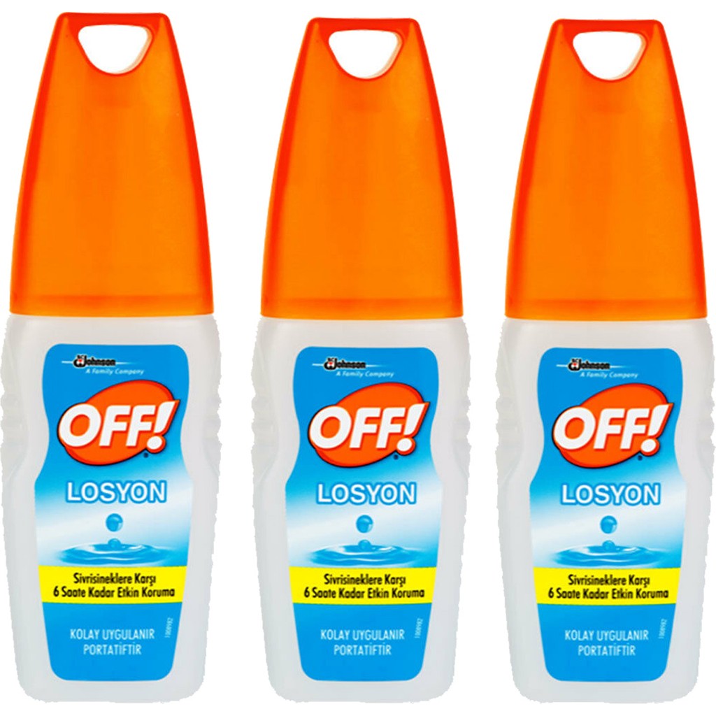 Off Sinekkovar Losyon 100 ml x 3'lü Diğer Fiyatı