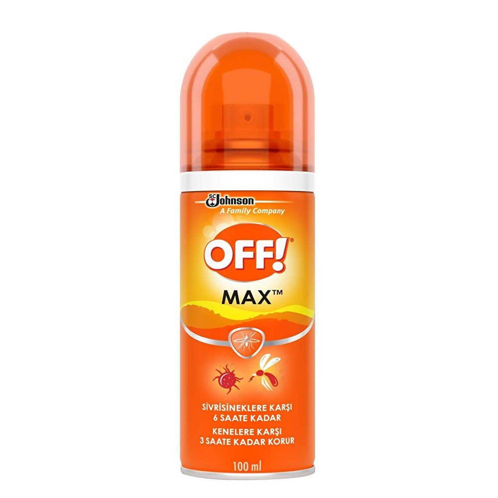 Off! Sinekkovar Sprey Max 100 Ml 6 Saate Kadar Etki (Sivrisinek Ve Kenelere Karşı) Sağlık Fiyatı