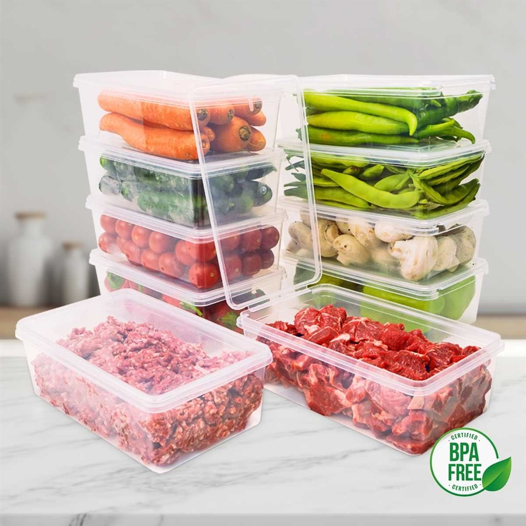 OFFBOX Buzluk Saklama Kabı 2000 Ml 10'Lu - 215x125x77MM Eşya Saklama / Düzenleme Fiyatı