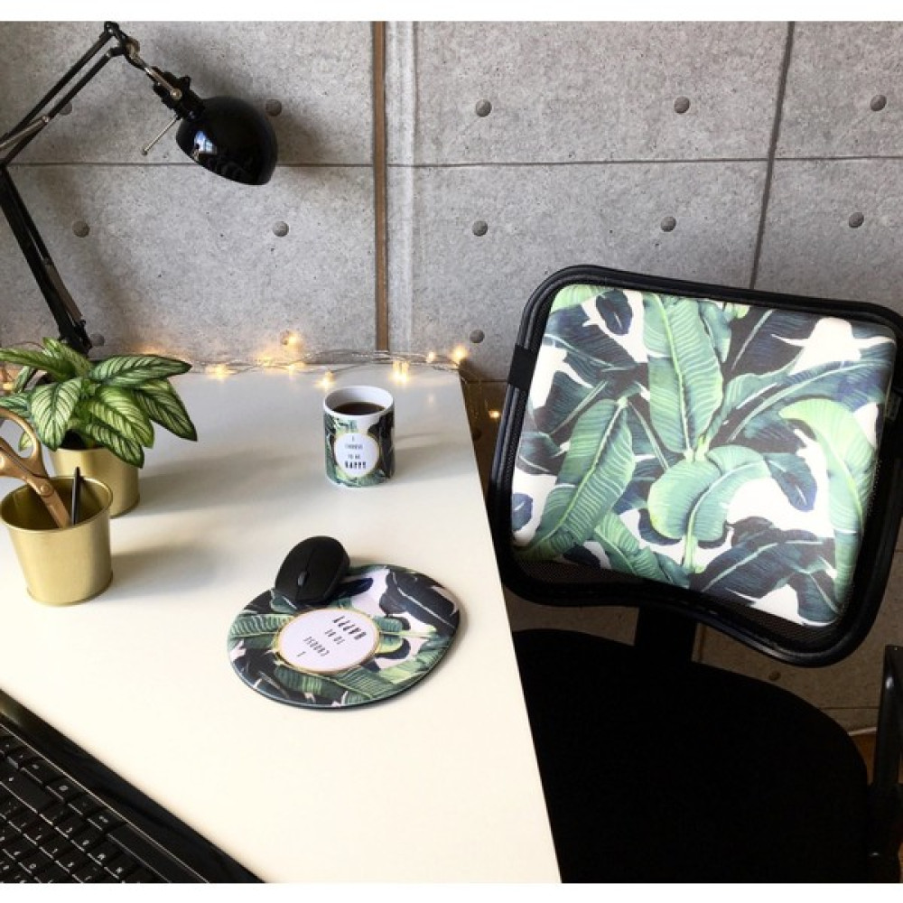 Office Küp 3'lü Ofis Seti Bel Yastığı Kahve Bardağı Mouse Pad Amazon Mouse Pad Fiyatı