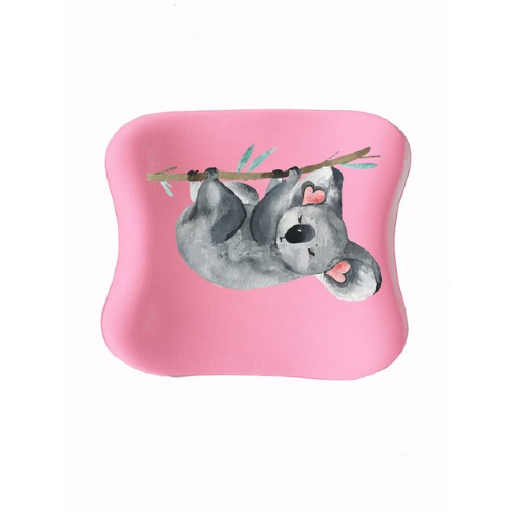 Office Küp Uzaktan Eğitim Çocuk Çalışma Masası Sandalyesi Visco Bel Yastığı - Pembe Koala Ortopedik Ürünler Fiyatı