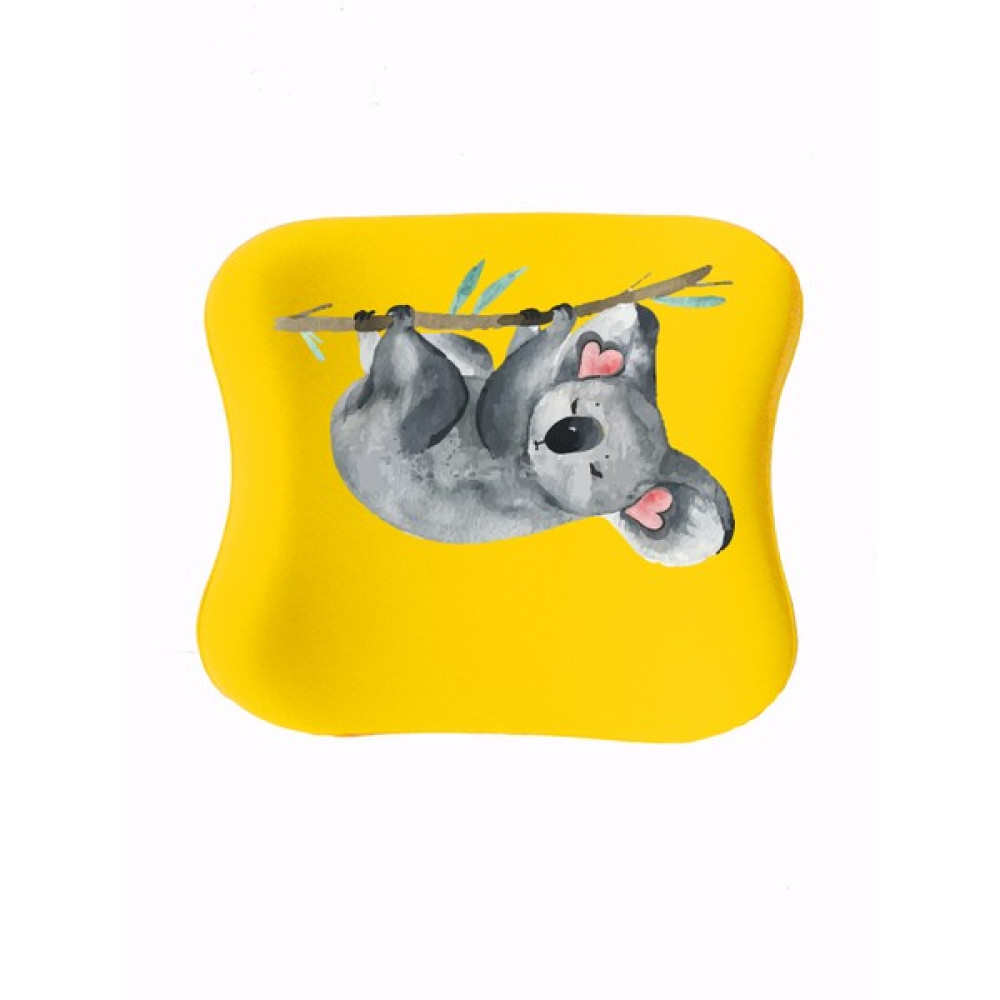 Office Küp Uzaktan Eğitim Çocuk Çalışma Masası Sandalyesi Visco Bel Yastığı - Sarı Koala Ortopedik Ürünler Fiyatı