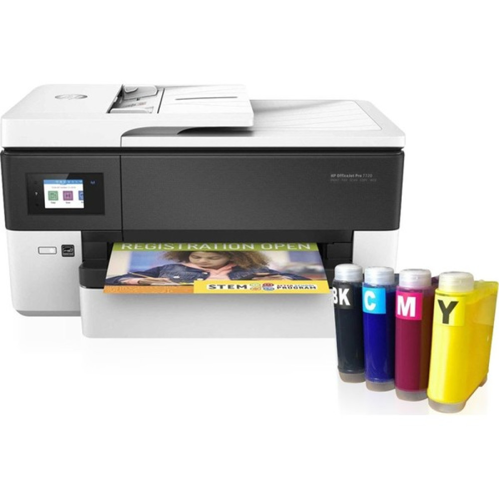 Officejet Pro 7720 Fotokopi + Faks + Tarayıcı + Wi-Fi + Airprint + A3 Yazıcı Y0S18A ve Bitmeyen Kartuş Sistemi - Beyaz Yazıcılar Fiyatı