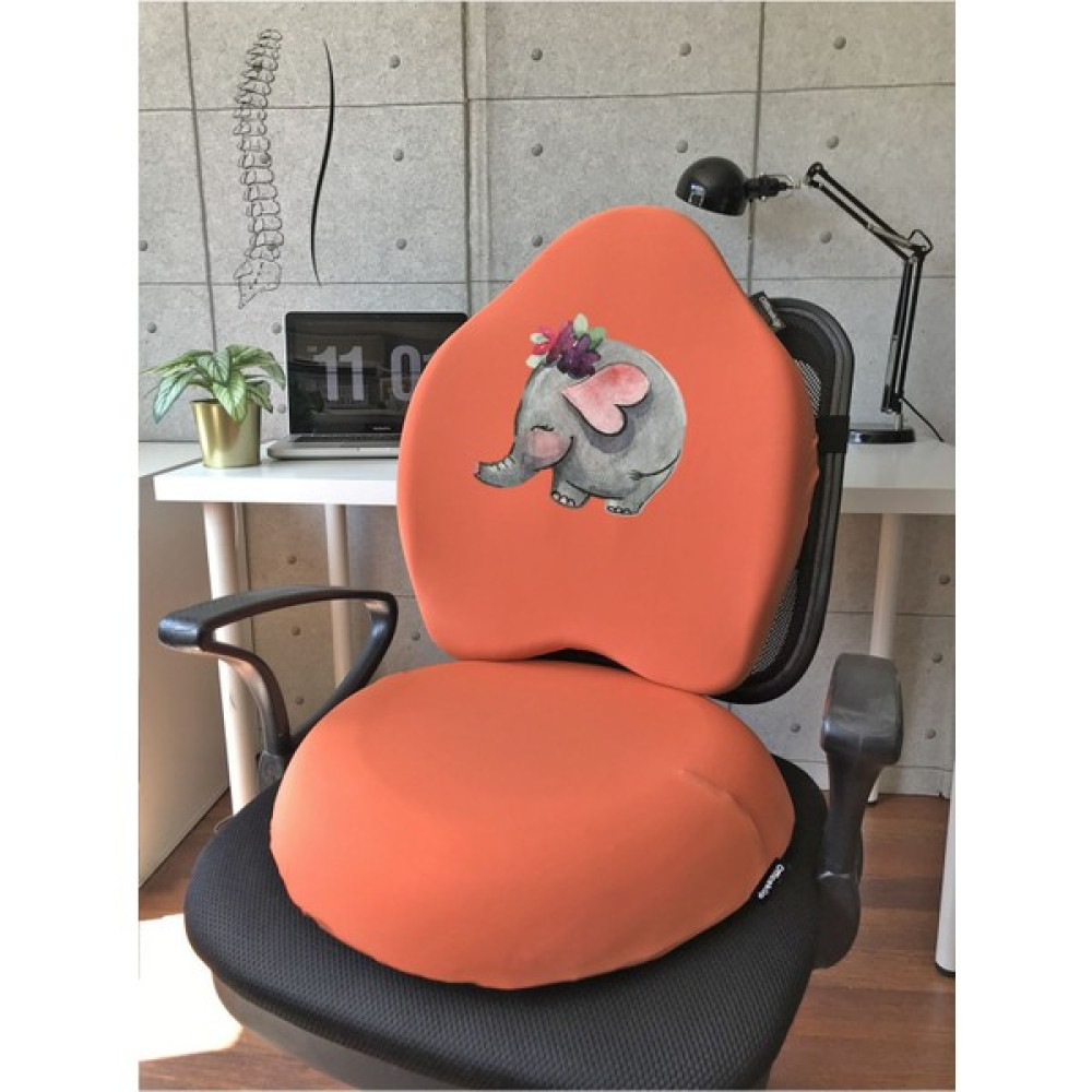 Officekup Visco Gamer Oyuncu Bel Yastığı ve Yuvarlak Oturma Minderi Turuncu 2'li Set Elephant Bee Oto Boyaları Fiyatı
